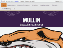 Tablet Screenshot of mullinisd.net